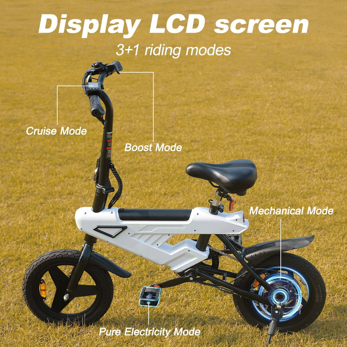 Foldable e-bike Mini Electric Bike for Adults Best Commuter Ebikes 18.5KG | AVDLBIKE A02