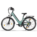 26" Electric Bike for Adults, Electric Ebike with SHIMANO 7-Speed, Low-step-through Electric Bicycles ,Assisted up to 70km Green | A32
