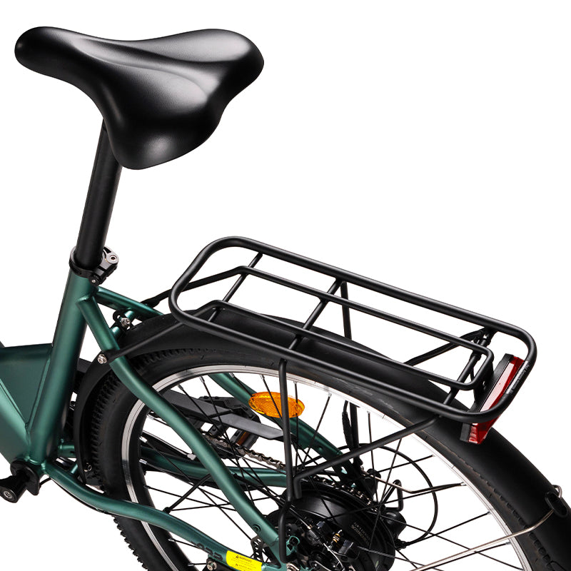 26" Electric Bike for Adults, Electric Ebike with SHIMANO 7-Speed, Low-step-through Electric Bicycles ,Assisted up to 70km Green | A32