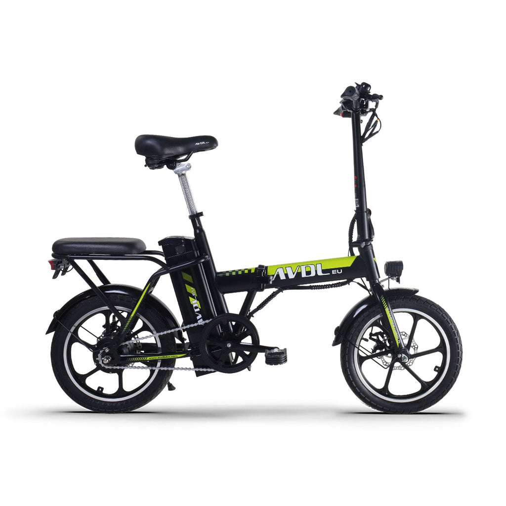 16" Ebike Folding Bicycle for Adults Top Speed 25km/h | A10 Green