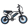 16'' Electric Bike for Teenager 25 km/h Fat Tire Electric Bike | A13 Blue